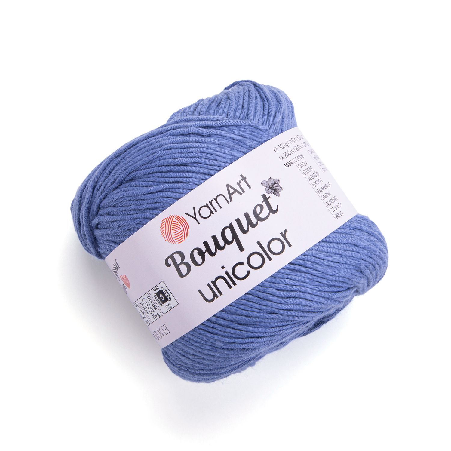 YarnArt Bouquet Unicolor 3224 - Blue