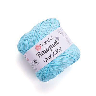 YarnArt Bouquet Unicolor 3226 - Cyan Blue