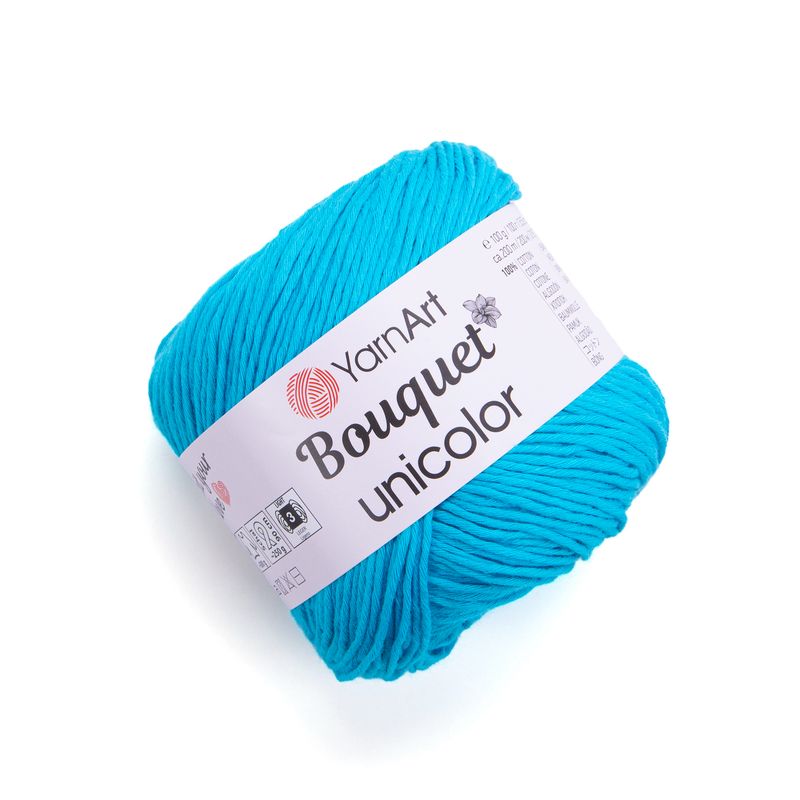 YarnArt Bouquet Unicolor 3227 - Turquoise Blue