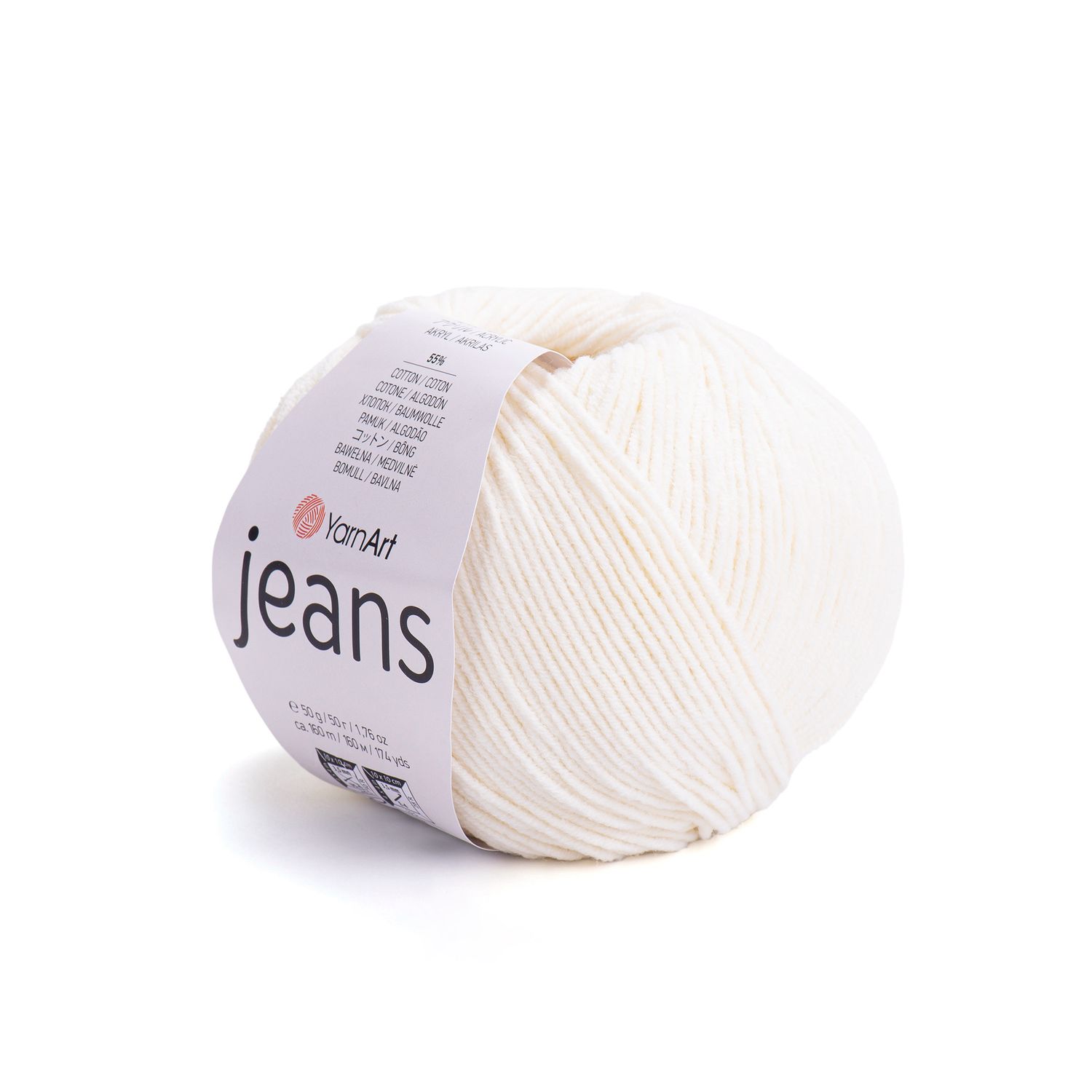 YarnArt Jeans 03 - Milk White