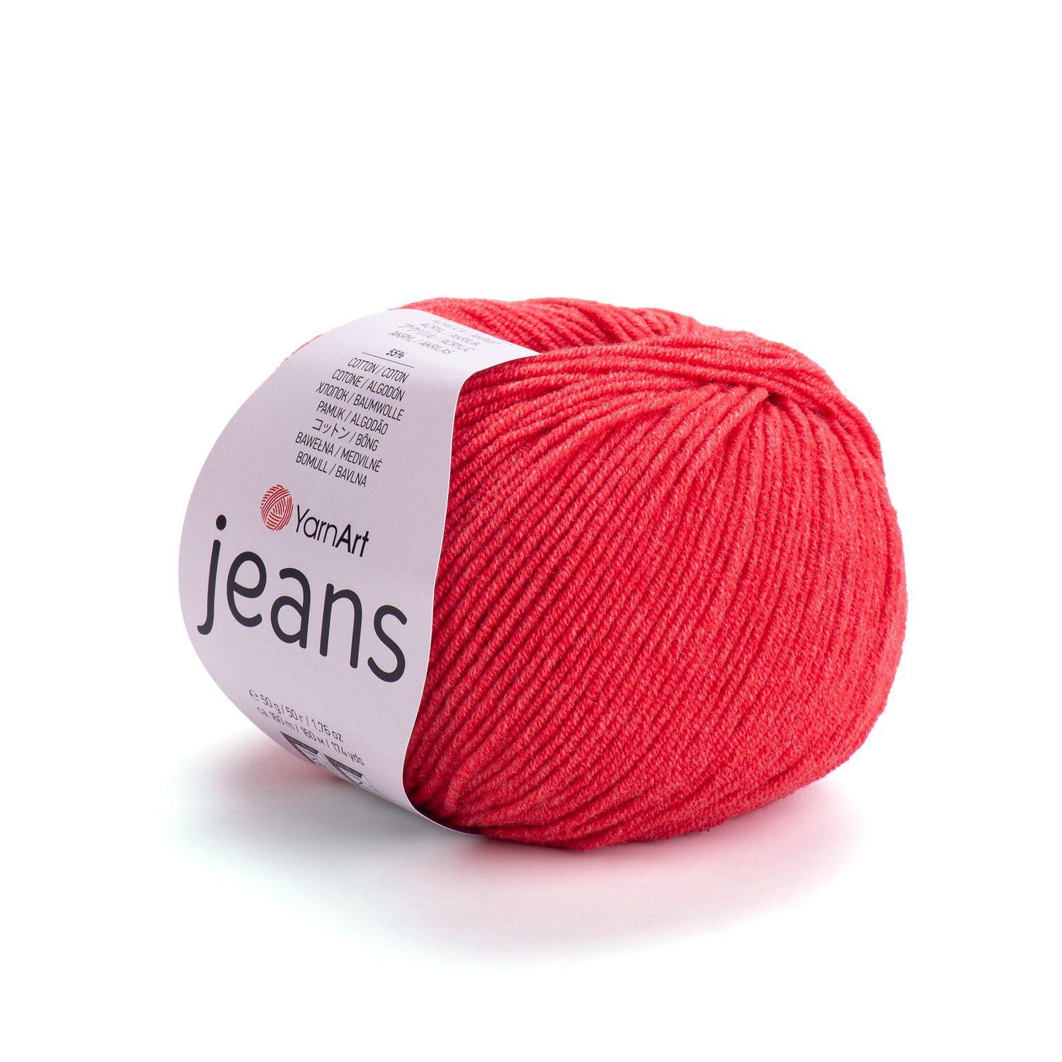 YarnArt Jeans 26 - Tomato Red