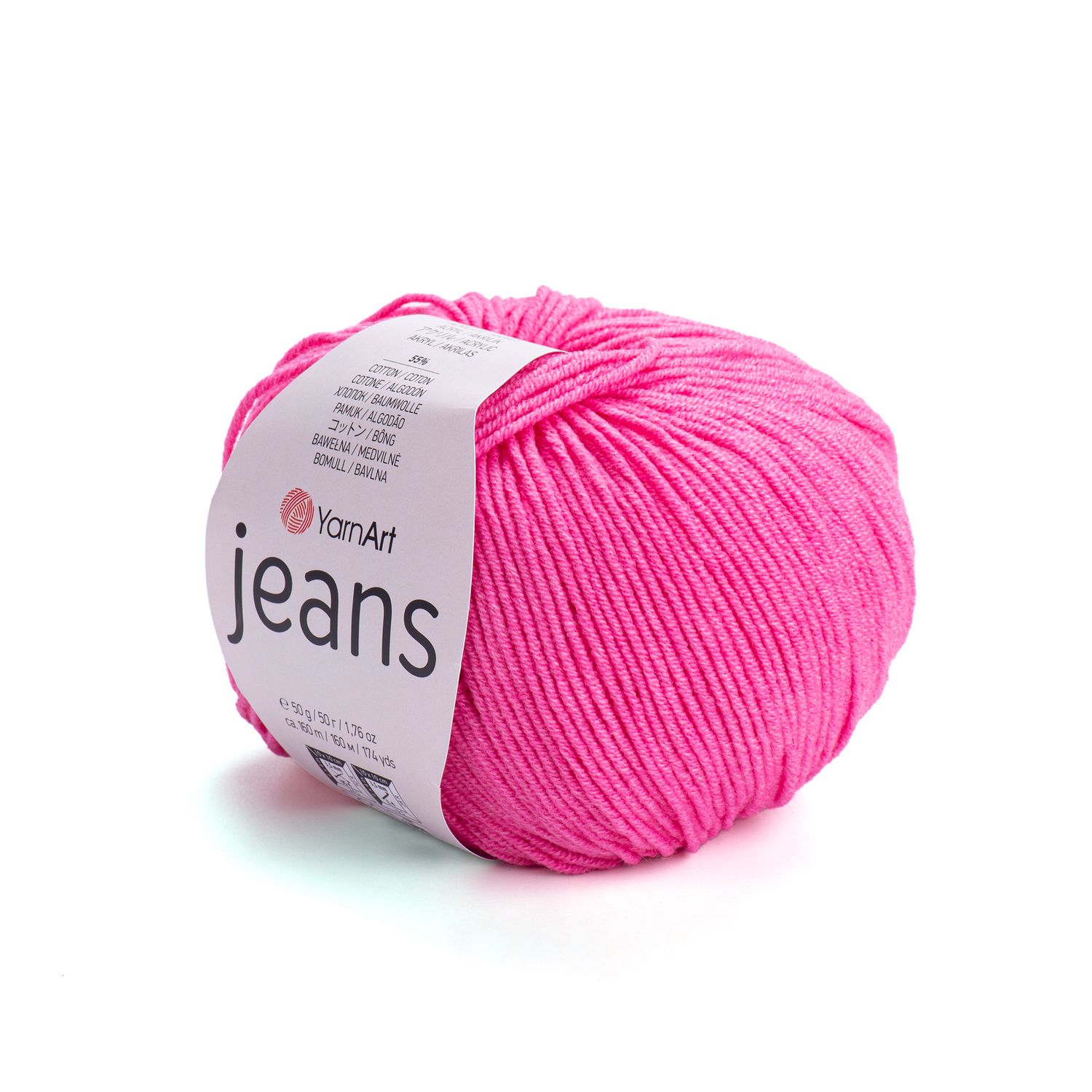 YarnArt Jeans 42 - Raspberry Pink