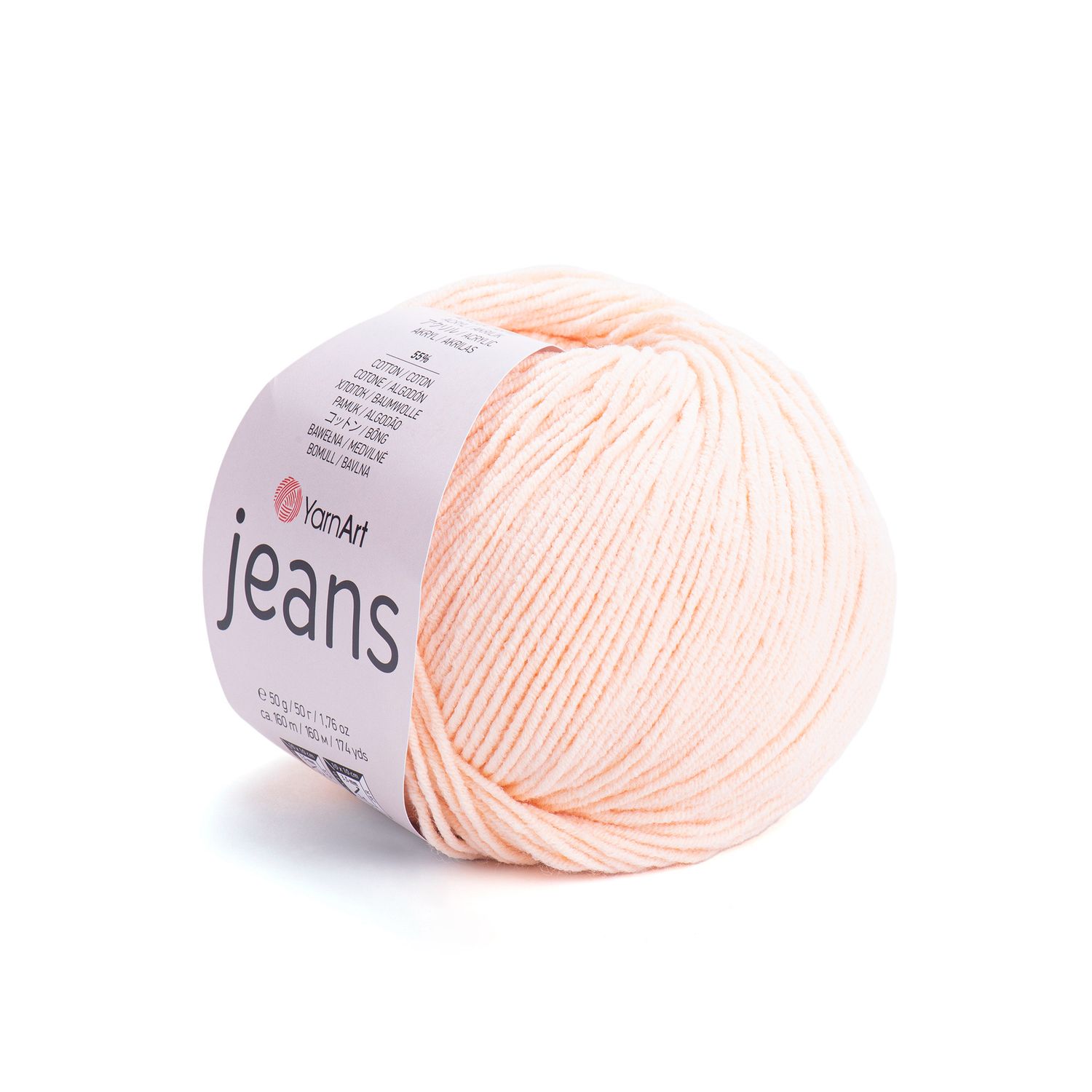 YarnArt Jeans 73 - Peach