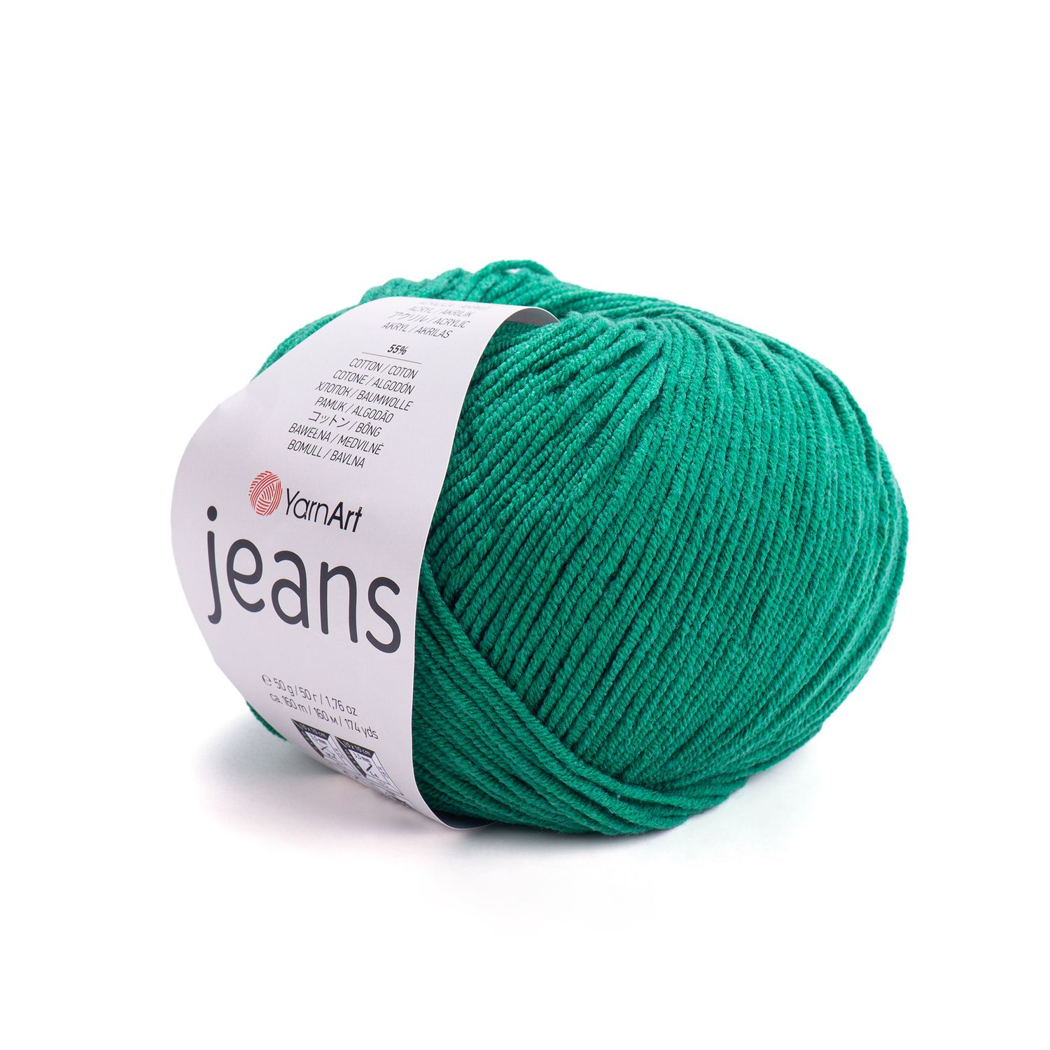 YarnArt Jeans 52 - Emerald Green