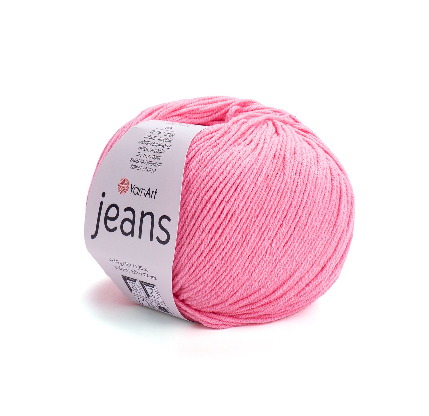 YarnArt Jeans 78 - Coral Pink