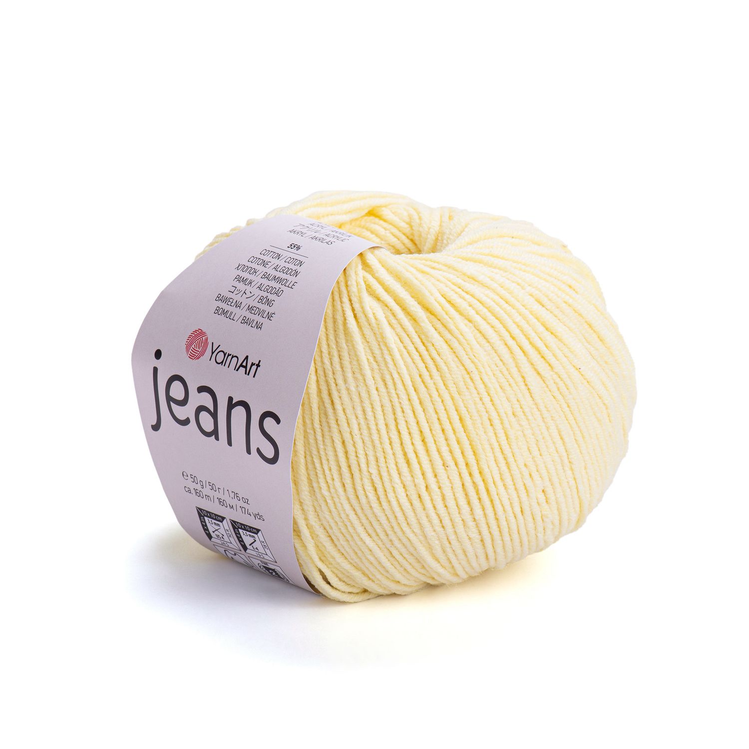 YarnArt Jeans 67 - Light Lemon YarnArt Jeans 67 - Light Lemon