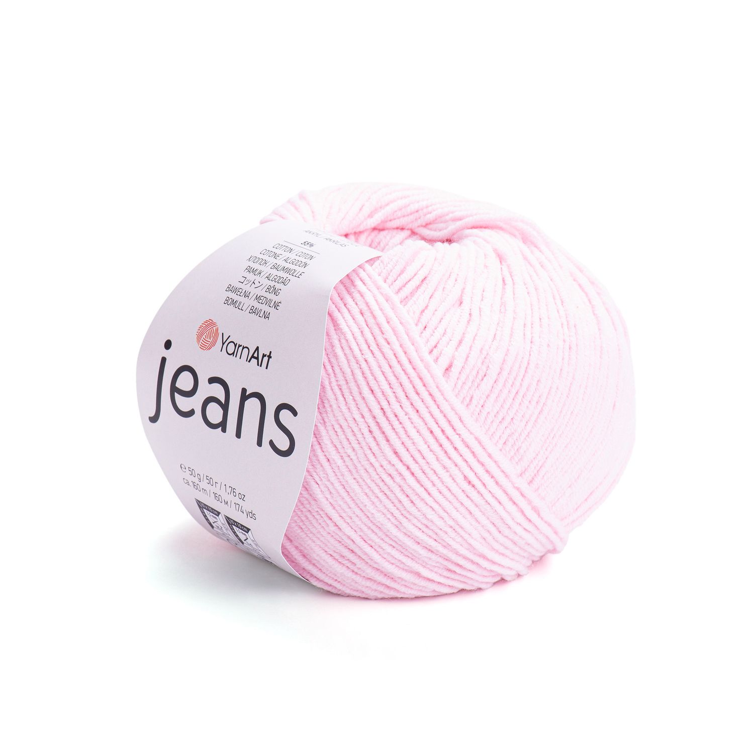 YarnArt Jeans 74 - Baby Pink