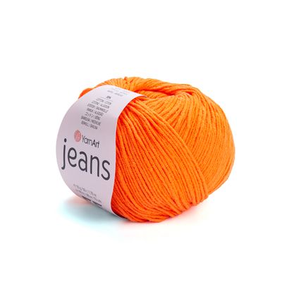 YarnArt Jeans 77 - Neon Orange