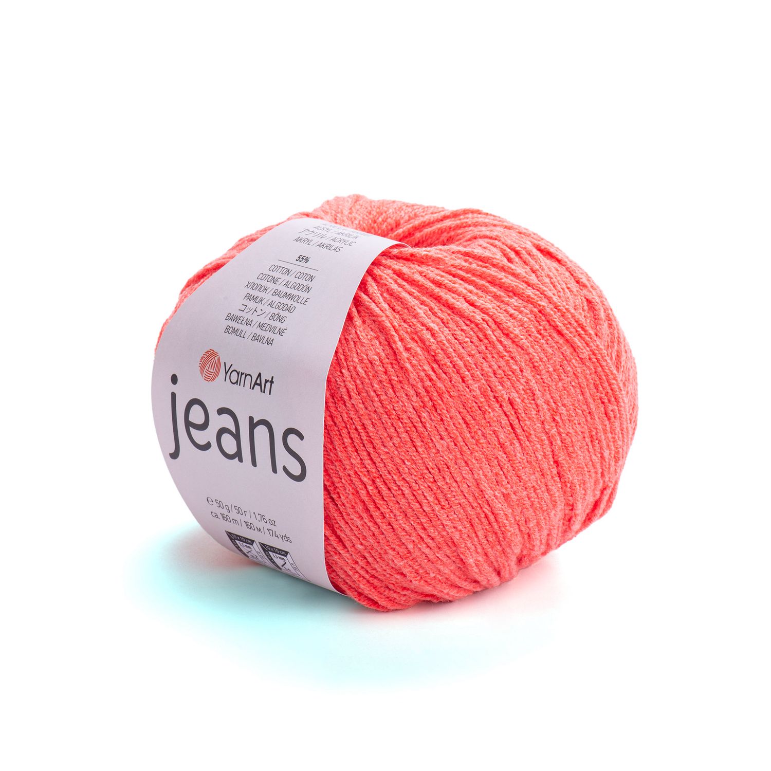 YarnArt Jeans 61 - Bright Orange