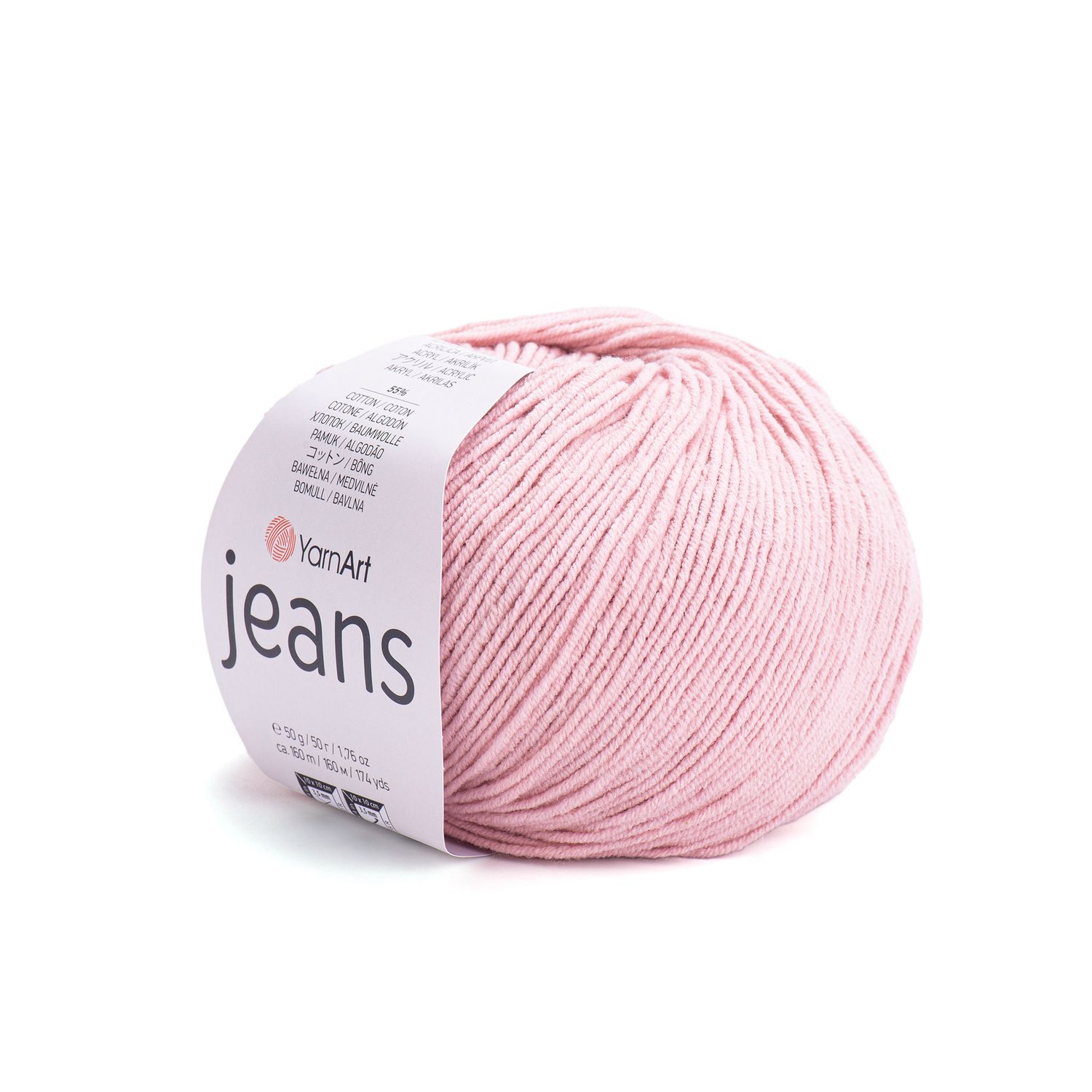 YarnArt Jeans 83 - Powder Pink