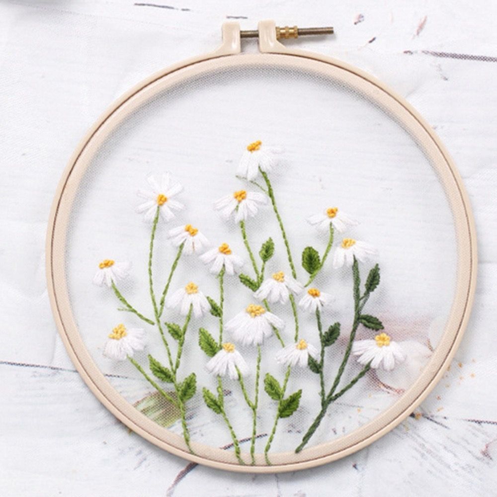 Chrysanthemum Flowers Embroidery Kit