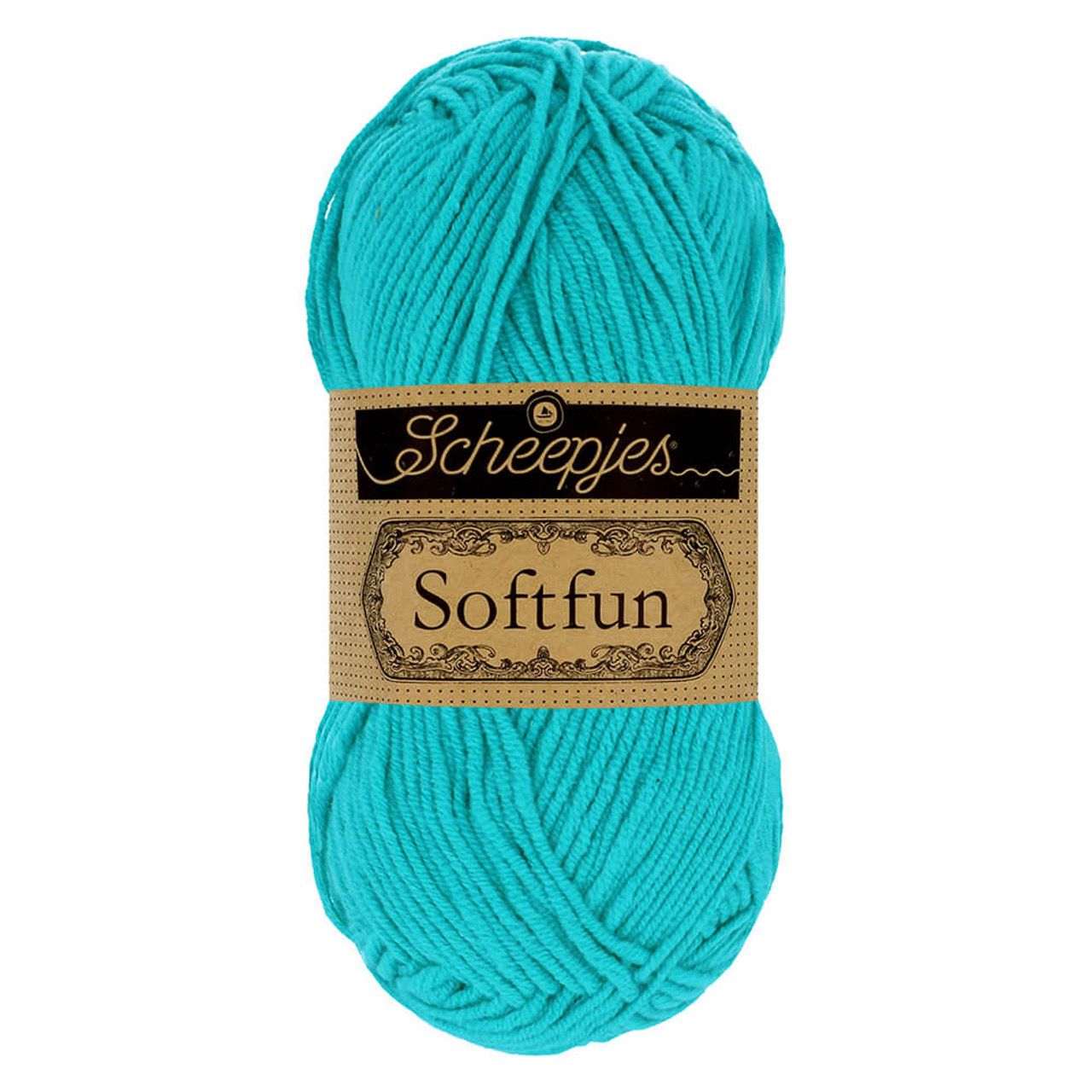 Scheepjes Softfun - 2423 Bright Turquoise