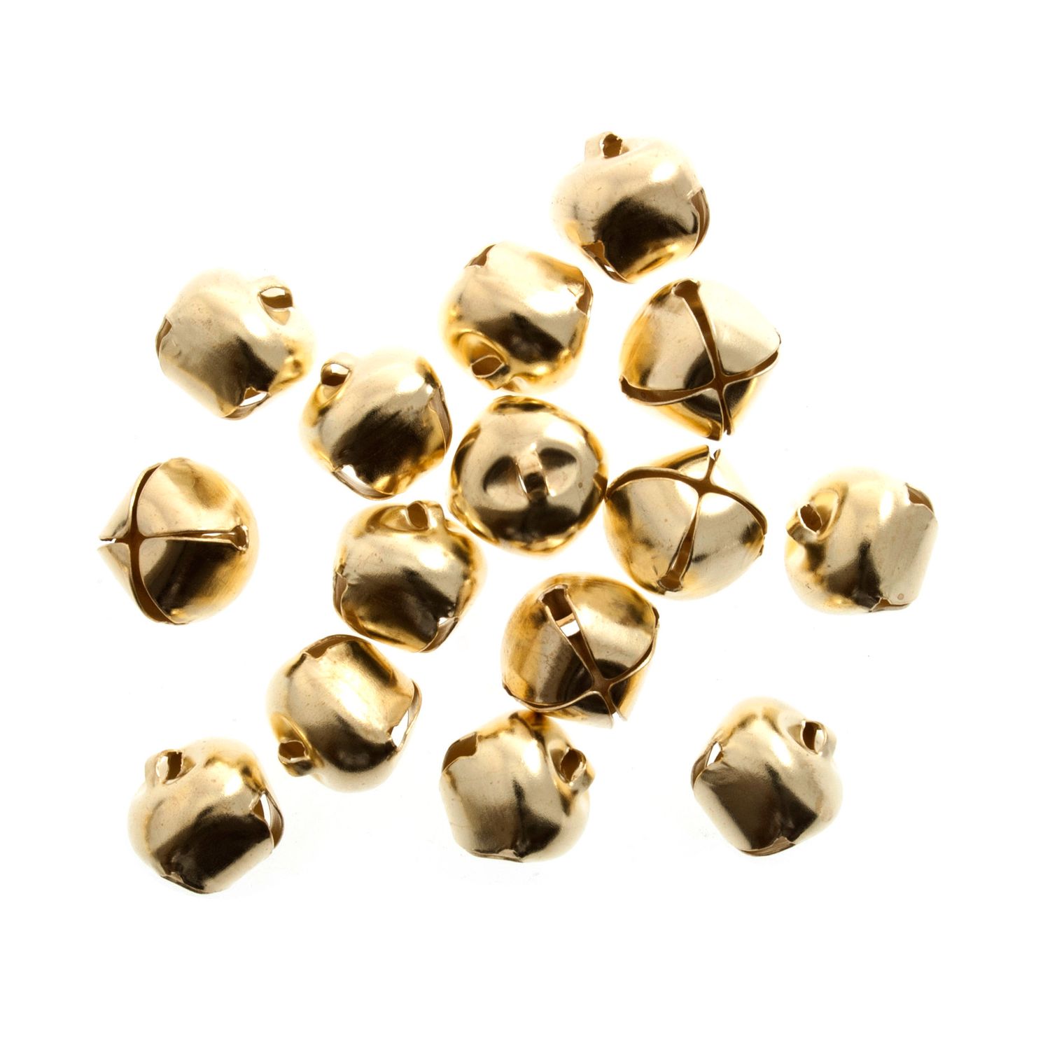 Jingle Bells - Gold 20mm (5 pcs)