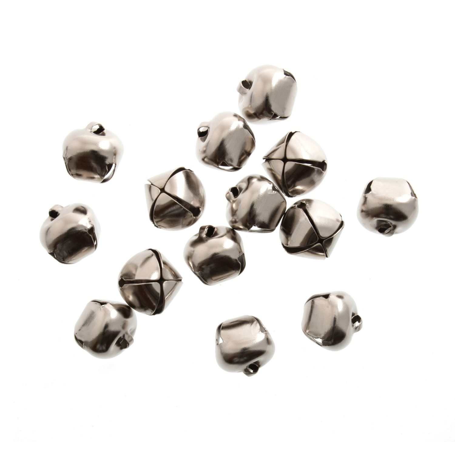 Jingle Bells - Silver 12mm (10 pcs)