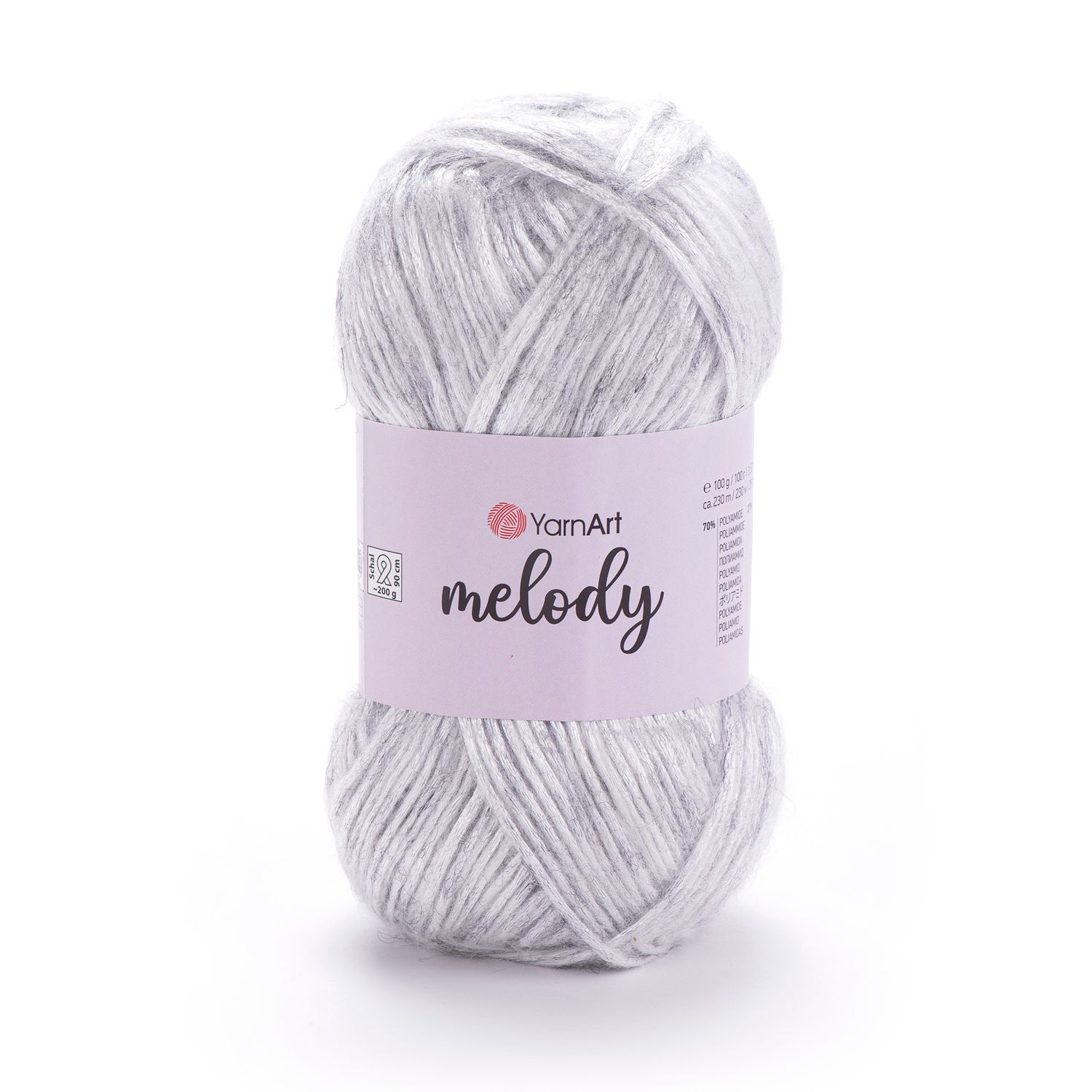 YarnArt Melody 881 - Light Grey