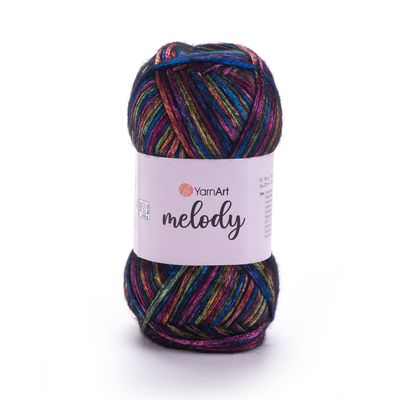 YarnArt Melody 901 - Variegated Rainbow