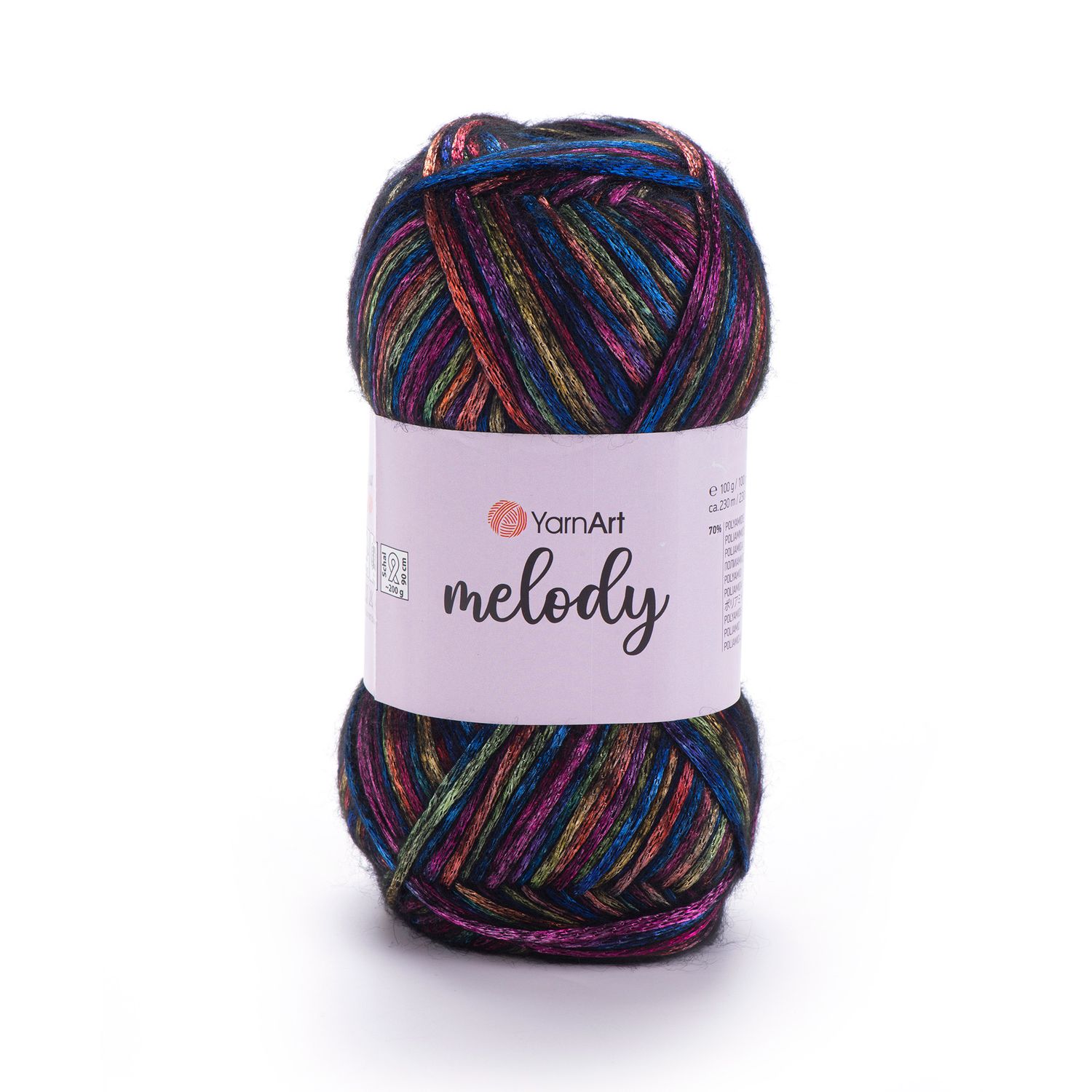 YarnArt Melody 901 - Variegated Rainbow