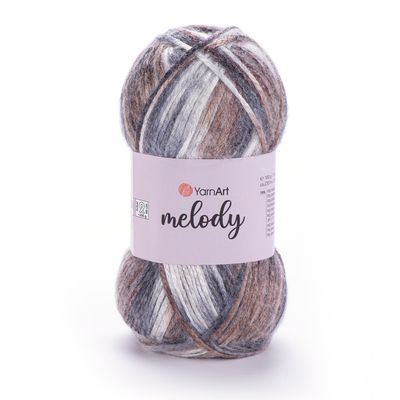 YarnArt Melody 907 - Variegated Rustic Neutral