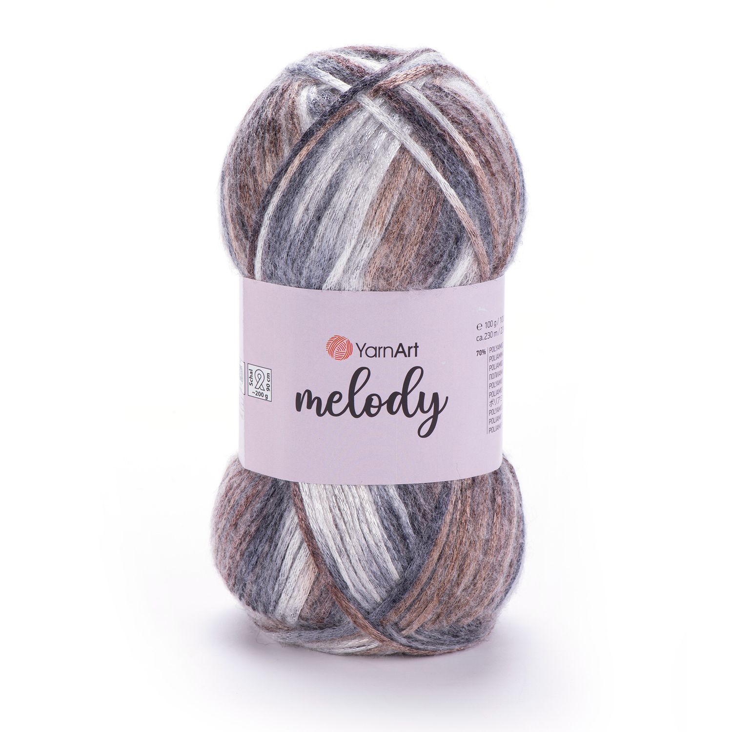 YarnArt Melody 907 - Variegated Rustic Neutral