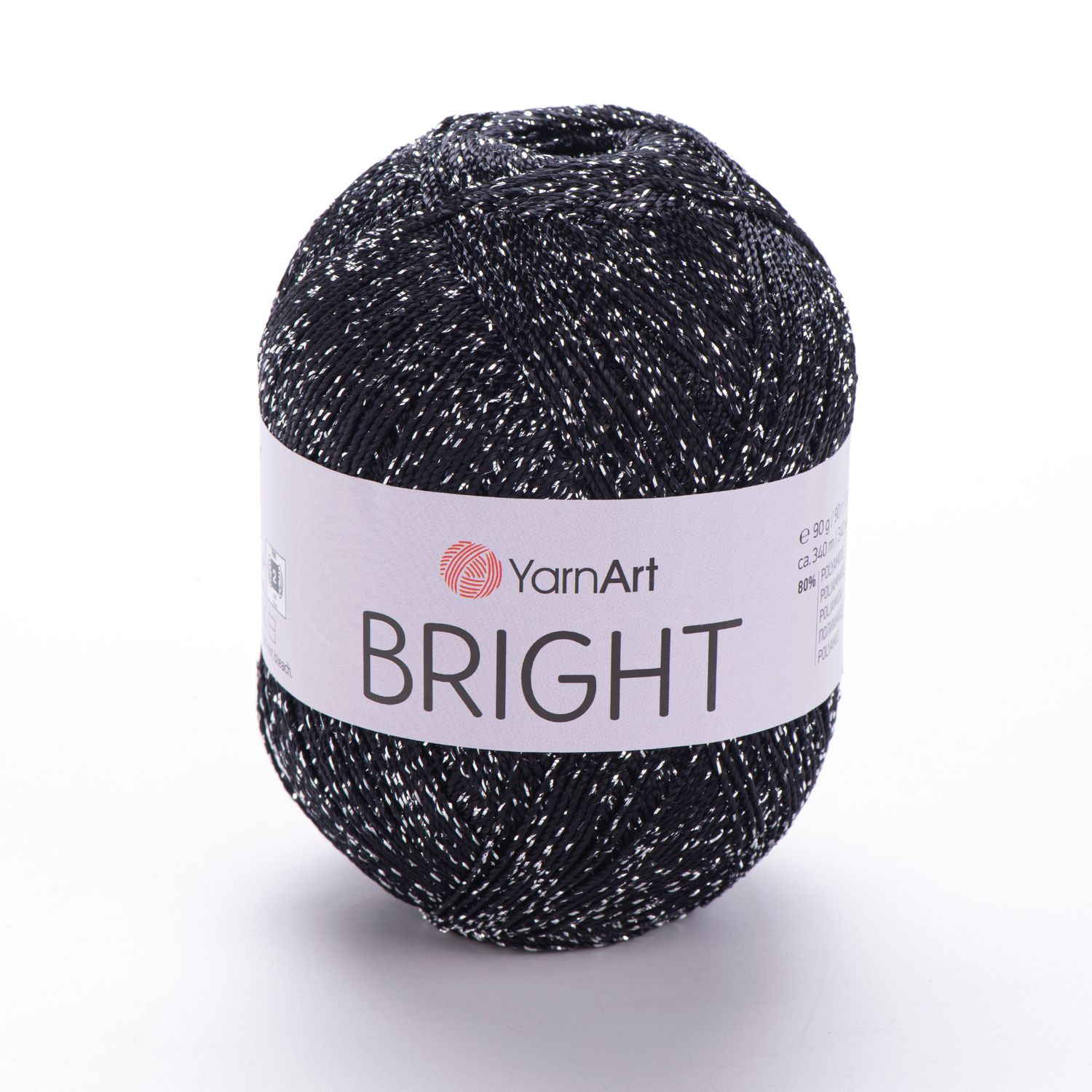 YarnArt Bright 107 - Black / Silver