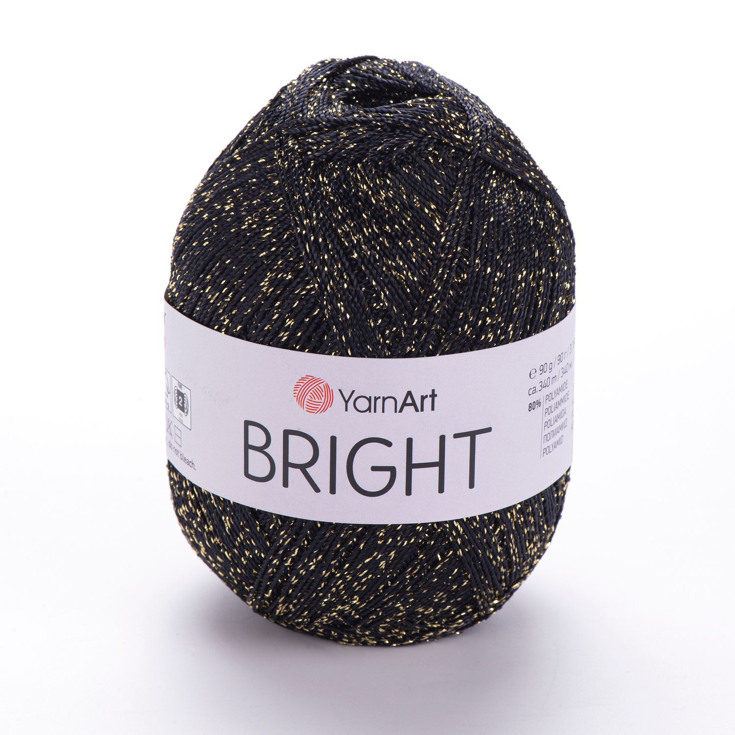 YarnArt Bright 105 - Black / Gold