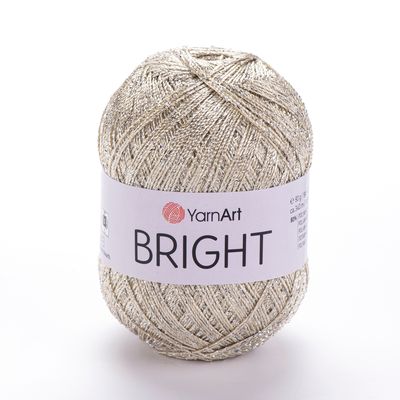 YarnArt Bright 120 - Beige / Silver