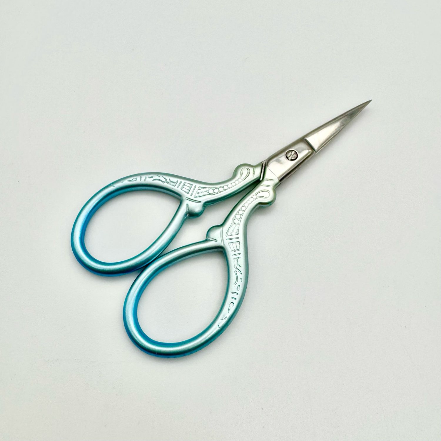 Blue Shimmer Embroidery Scissors
