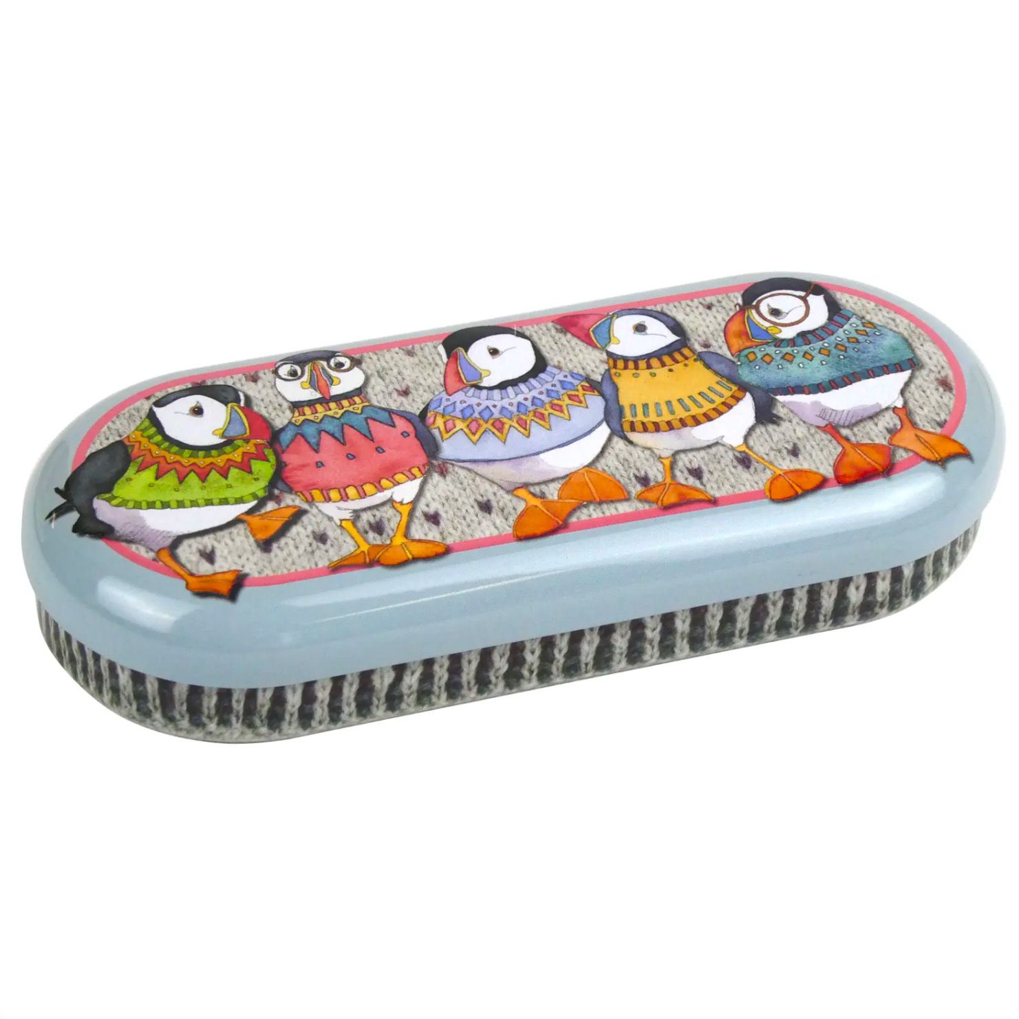 Emma Ball Glasses Case - Woolly Puffins