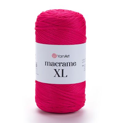 YarnArt Macrame XL 163 - Bright Pink Red