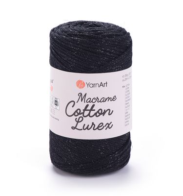 YarnArt Macrame Cotton Lurex 722 - Black