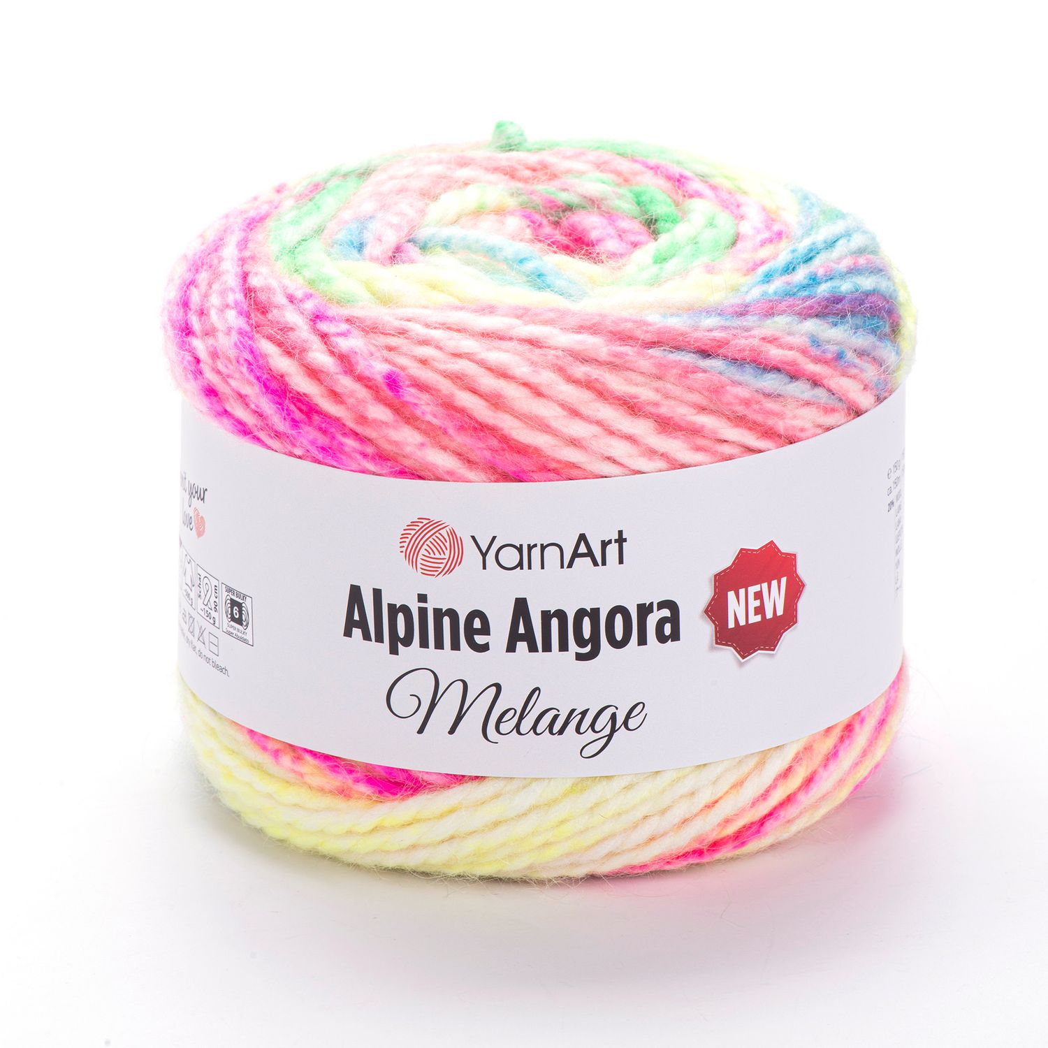 YarnArt Alpine Angora Melange - 6416