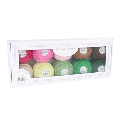 Scheepjes Candy Floss 10x20g - Greens