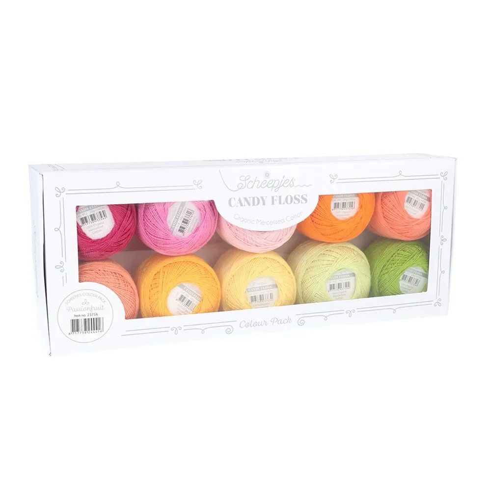 Scheepjes Candy Floss 10x20g - Passionfruit