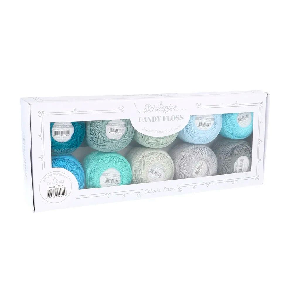 Scheepjes Candy Floss 10x20g - Earl Grey
