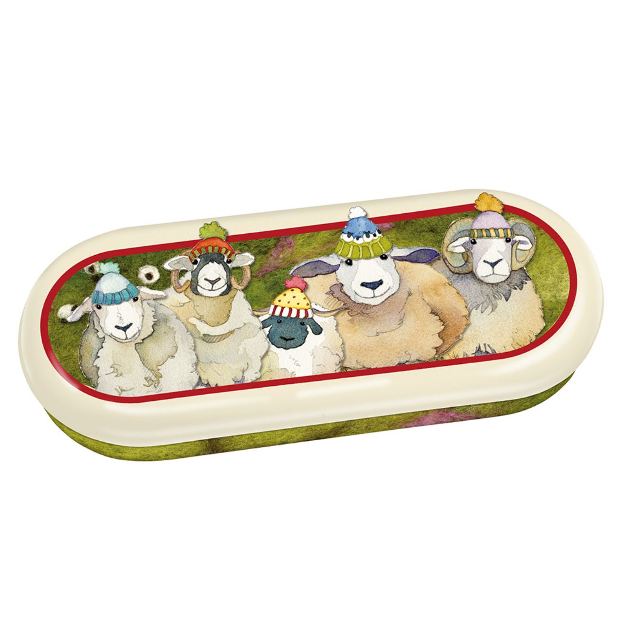 Emma Ball Glasses Case - Happy Sheep