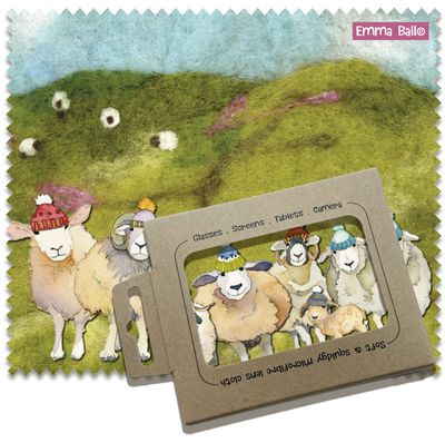 Emma Ball Lens Cloth - Happy Sheep