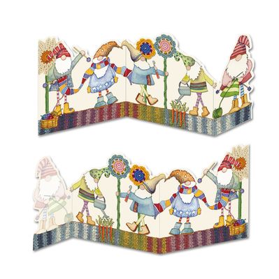 Emma Ball Two Fold Greetings Card - Crafting Gnomes