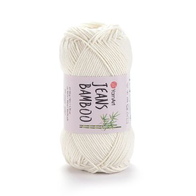YarnArt Jeans Bamboo 102 - Off White