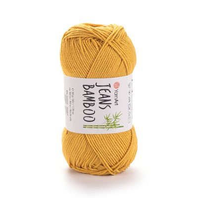 YarnArt Jeans Bamboo 107 - Mustard Yellow