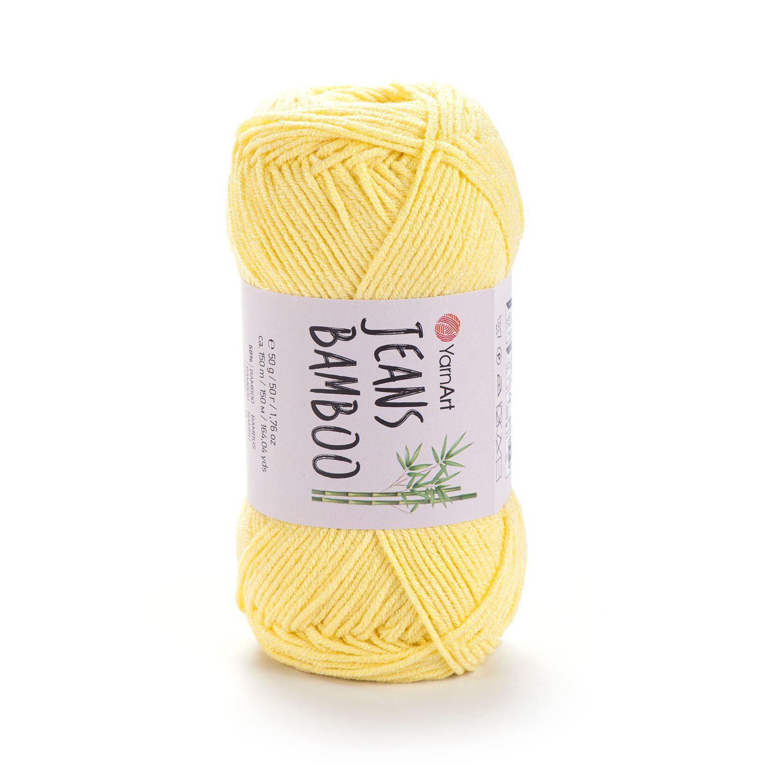 YarnArt Jeans Bamboo 104 - Light Lemon