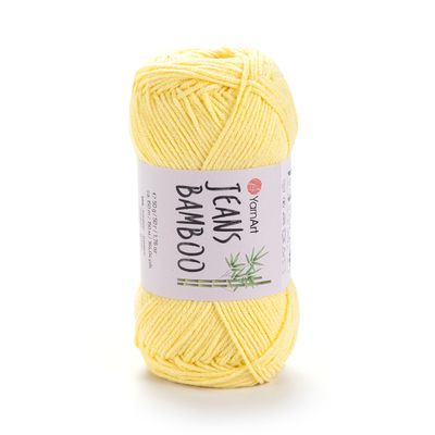 YarnArt Jeans Bamboo 104 - Light Lemon