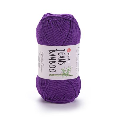YarnArt Jeans Bamboo 118 - Eggplant Purple