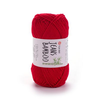 YarnArt Jeans Bamboo 144 - Bright Red