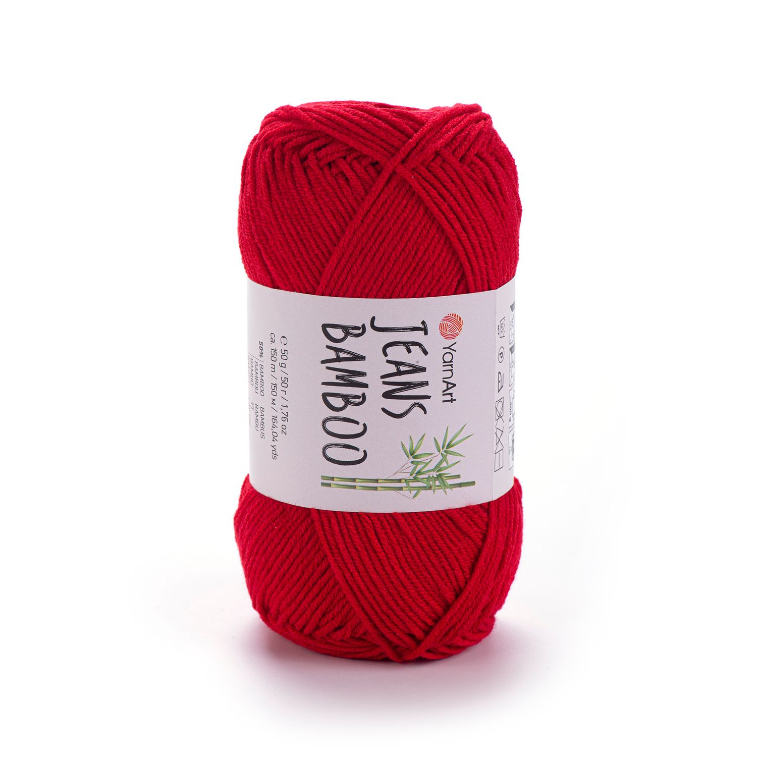 YarnArt Jeans Bamboo 144 - Bright Red