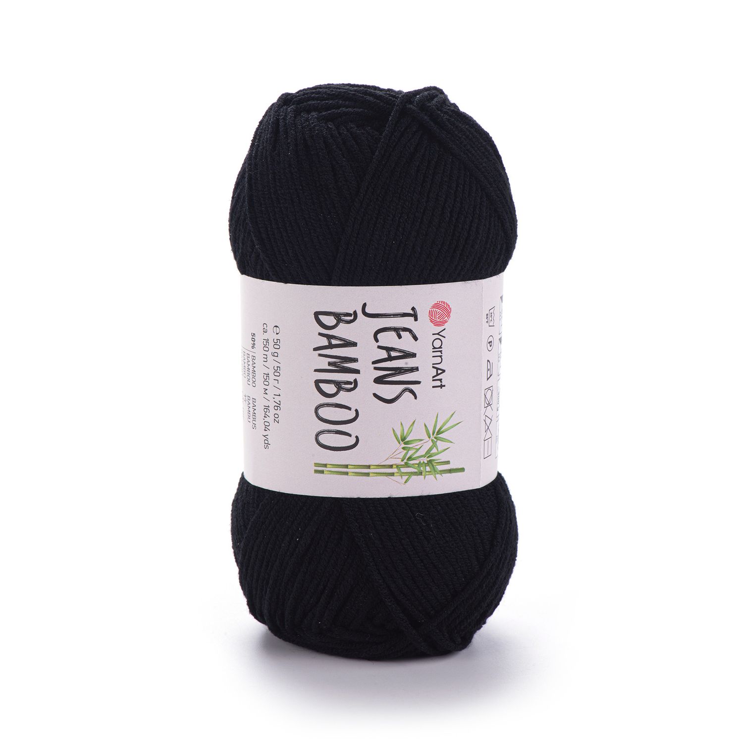 YarnArt Jeans Bamboo 135 - Black