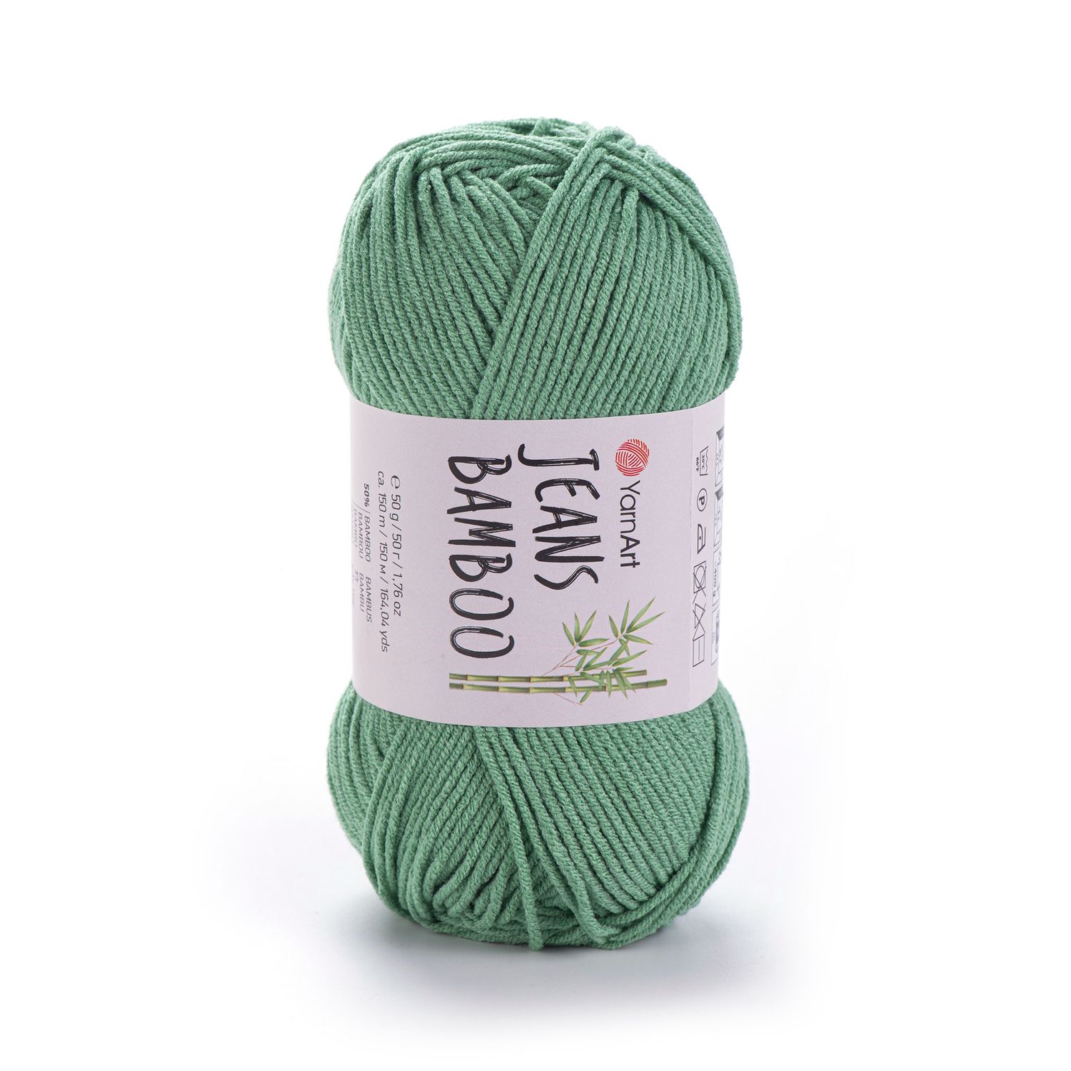 YarnArt Jeans Bamboo 138 - Sage Green