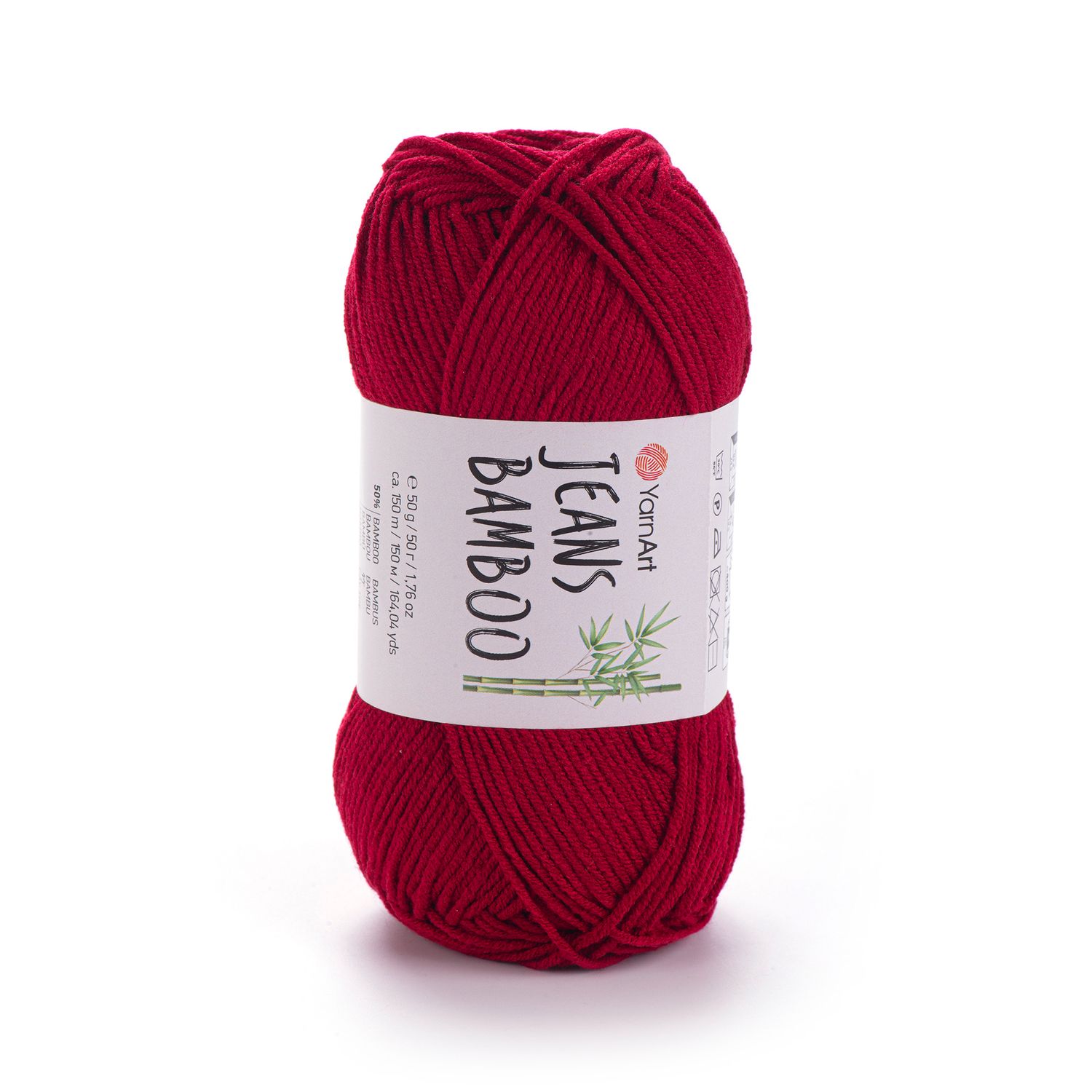 YarnArt Jeans Bamboo 145 - Deep Red