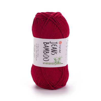 YarnArt Jeans Bamboo 145 - Deep Red