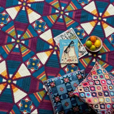 Janie Crow Royal Garden Blanket Pattern