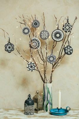 Janie Crow Festive Crochet Decorations Pattern